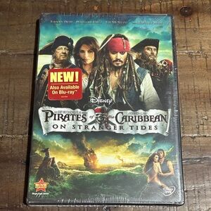 Disney Pirates of the Caribbean On Stranger Tides DVD New Sealed